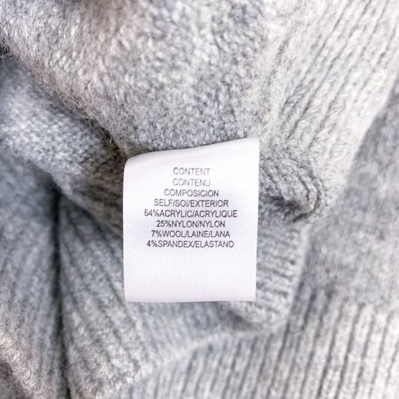 Wayf Gray Tie Waist Crew Neck Sweater - Picture 4 of 5